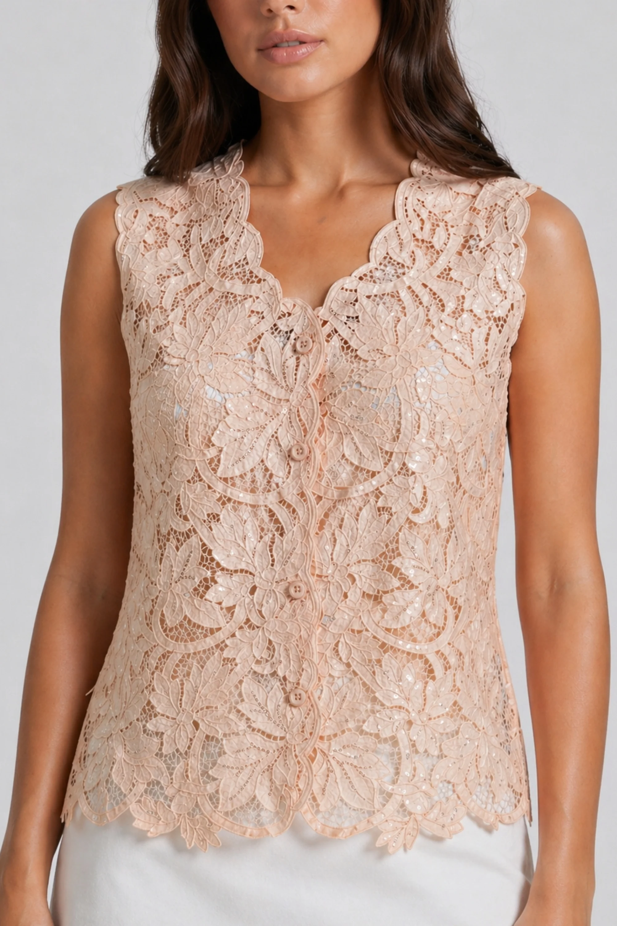 Soft Petal Lace Top
