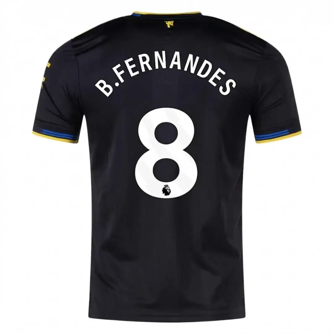 B.FERNANDES #8 Manchester United Third Away Player Version Jersey 2025/26