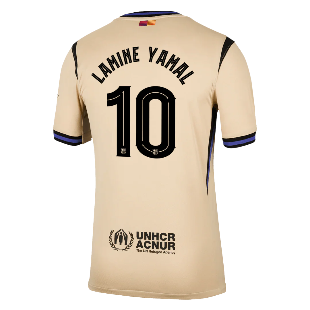 LAMINE YAMAL #10 Barcelona's Away Soccer Jersey 2025/26 - UCL
