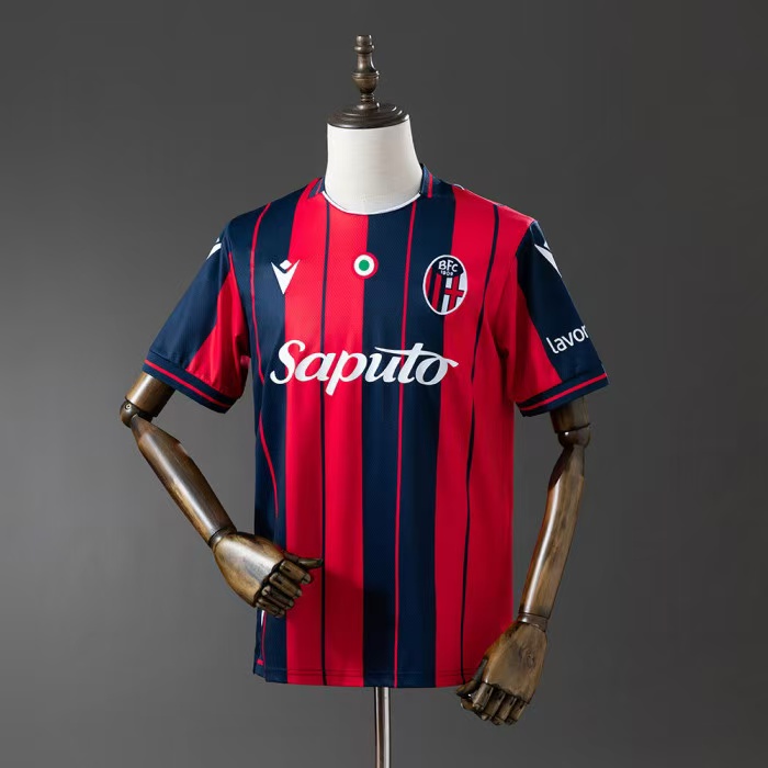 2025/2026 Serie A Bologna Team Home Football Jersey