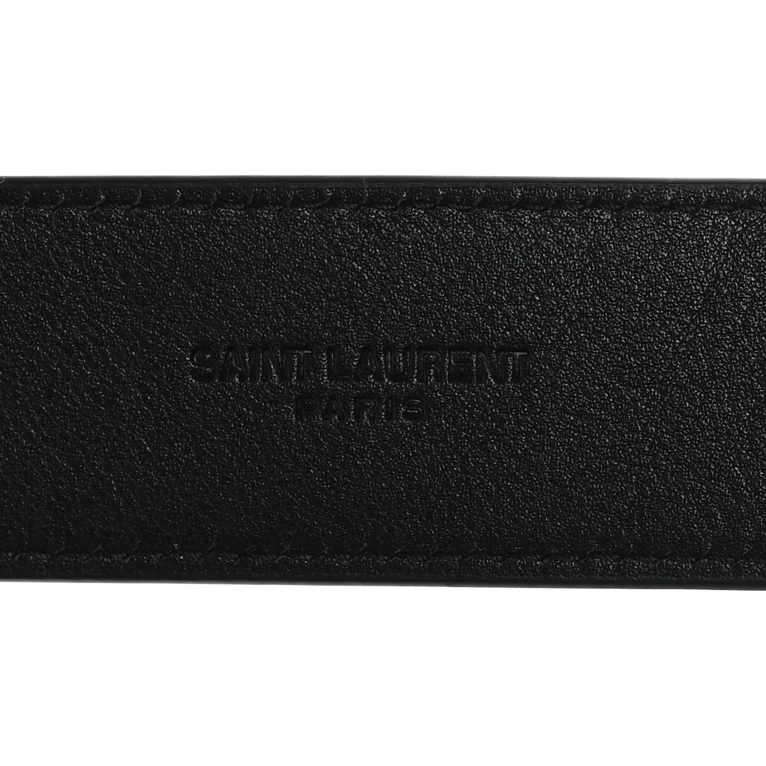 Smooth Calfskin Monogram Square Buckle Belt 65 26 Black