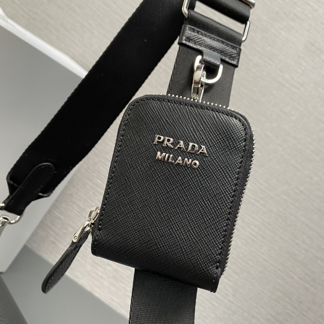 Prada Saffiano Leather Mini Envelope Bag 20cm/ 7.9in