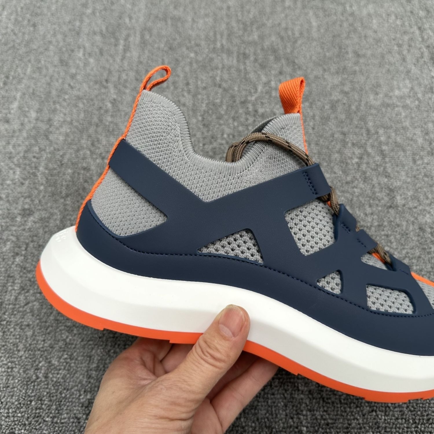 HERMES KATANA SNEAKER GRIS SILEX