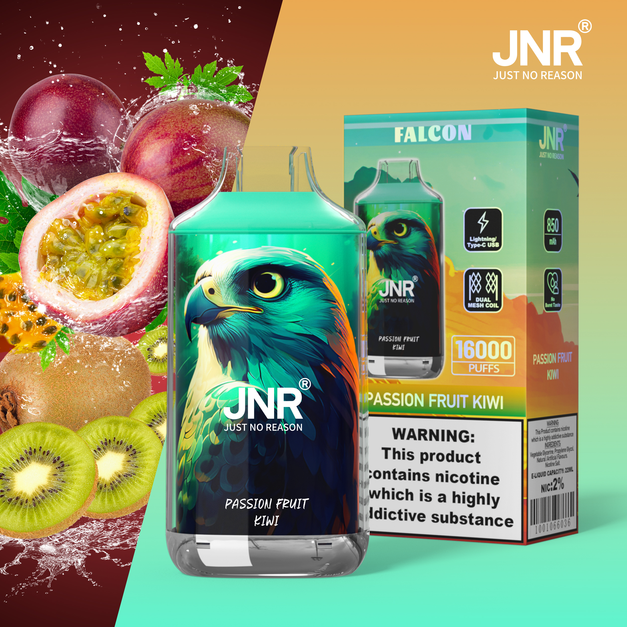 JNR Falcon 16000 Puffs Disposable Vape