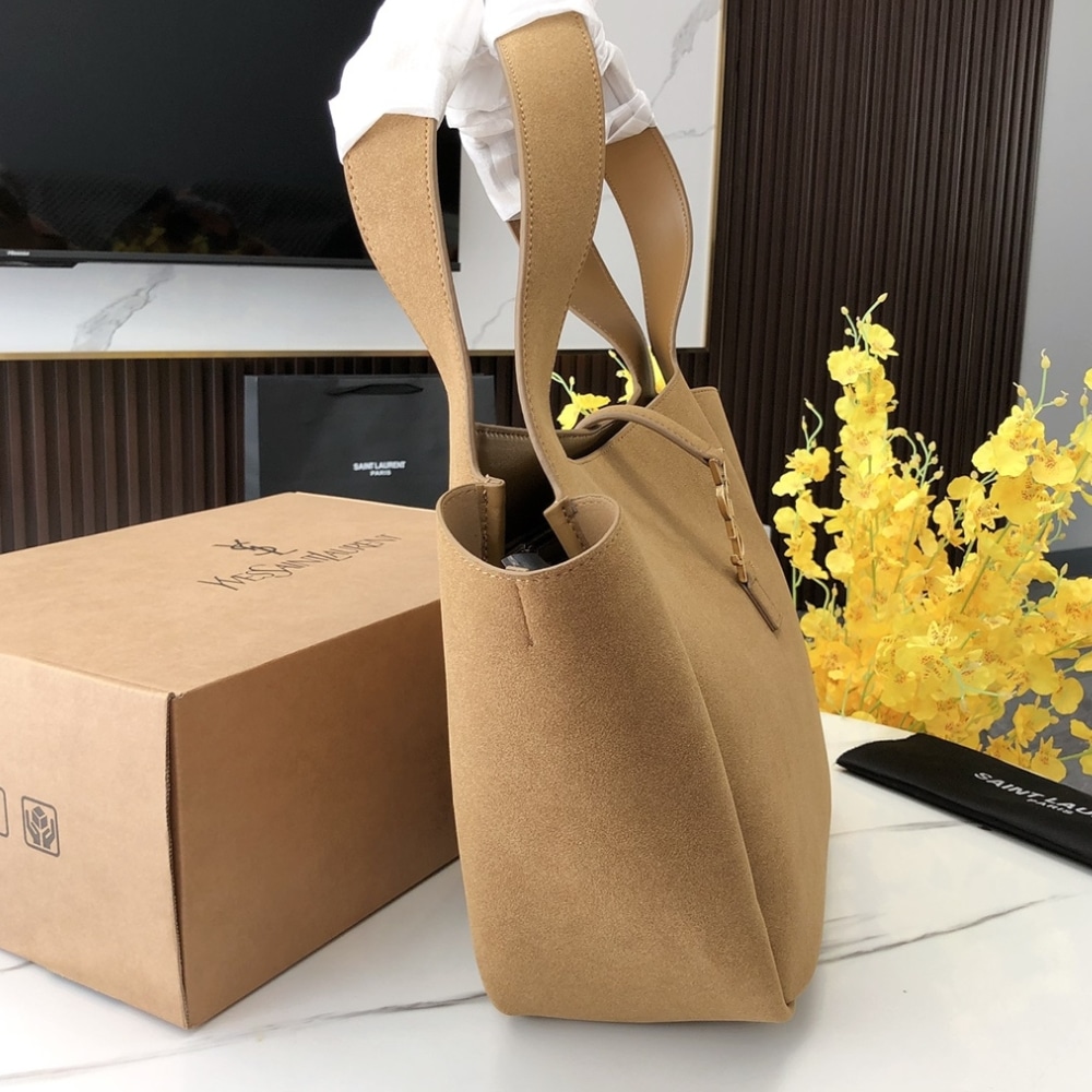 Saint Laurent Le 5 A 7 Bea In Suede Golden Leaf 55Cm