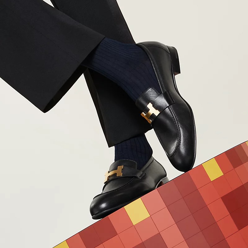 HERMES PARIS LOAFER NOIR