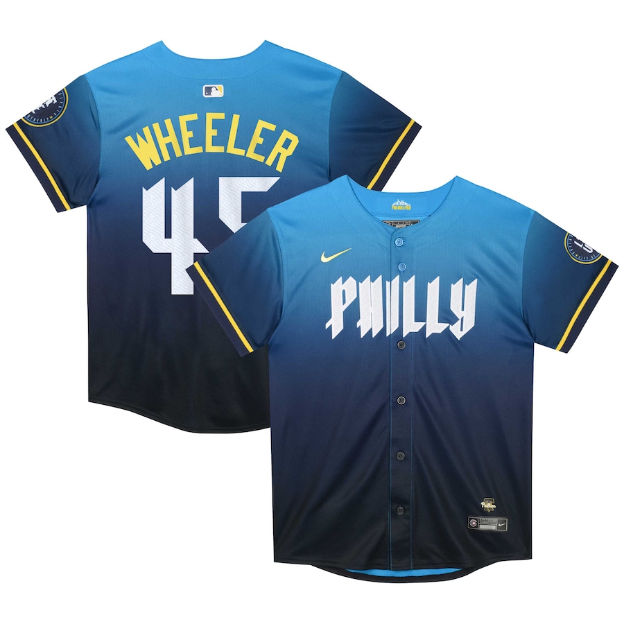 Zack Wheeler Philadelphia Phillies Preschool 2024 City Connect Limited Player Jersey Blue