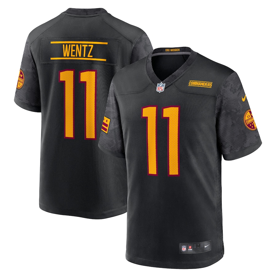 Carson Wentz Washington Commanders Nike Alternate Vapor Limited Jersey - Black