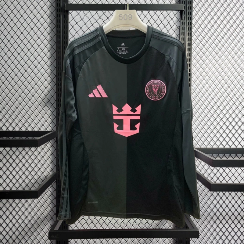 2025-26 Inter Miami Away Long sleeve Football jersey