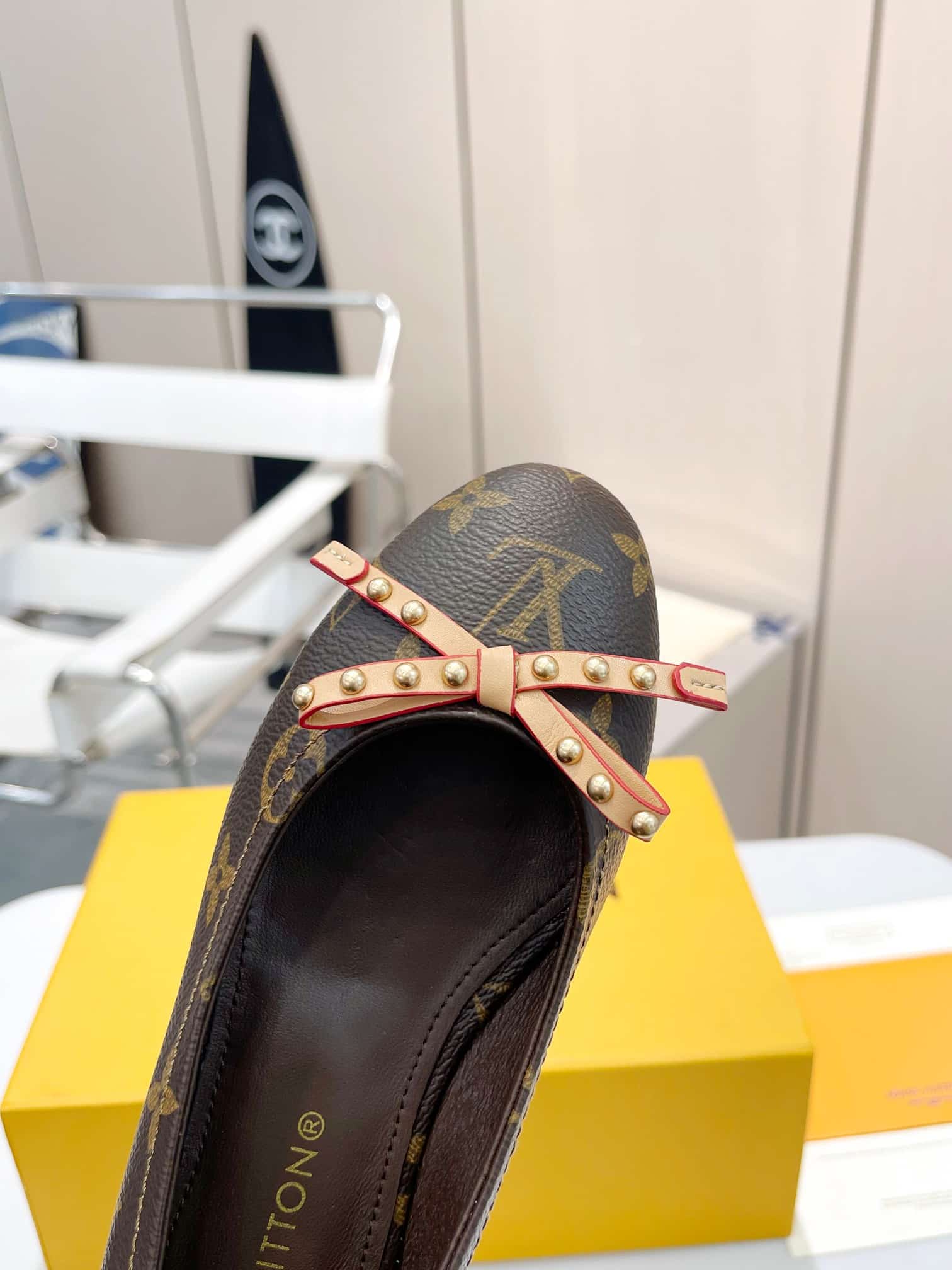 Louis Vuitton Nina Doll Shoes Monogram Canvas