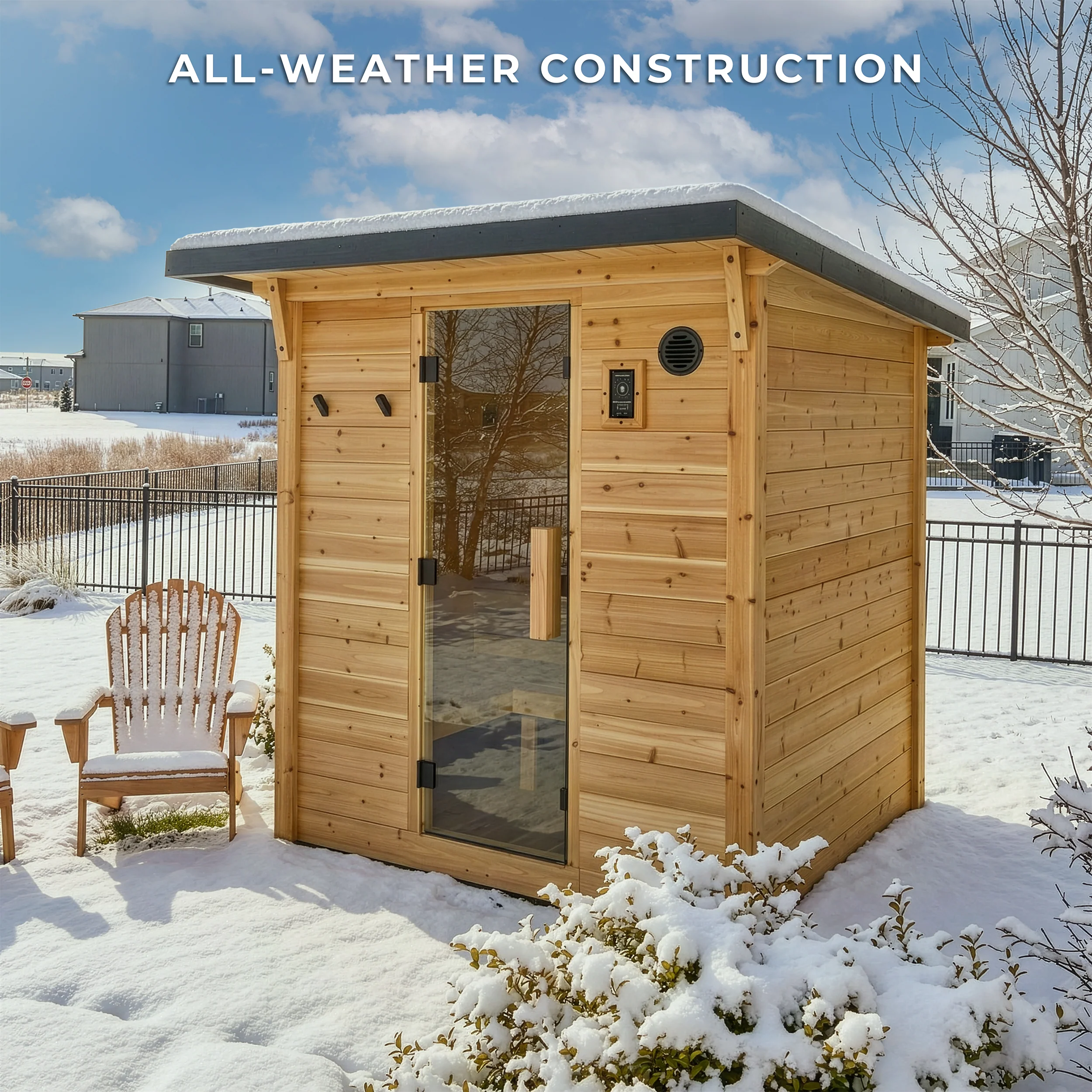 Henley Outdoor Cabin Sauna �?4-6 Person