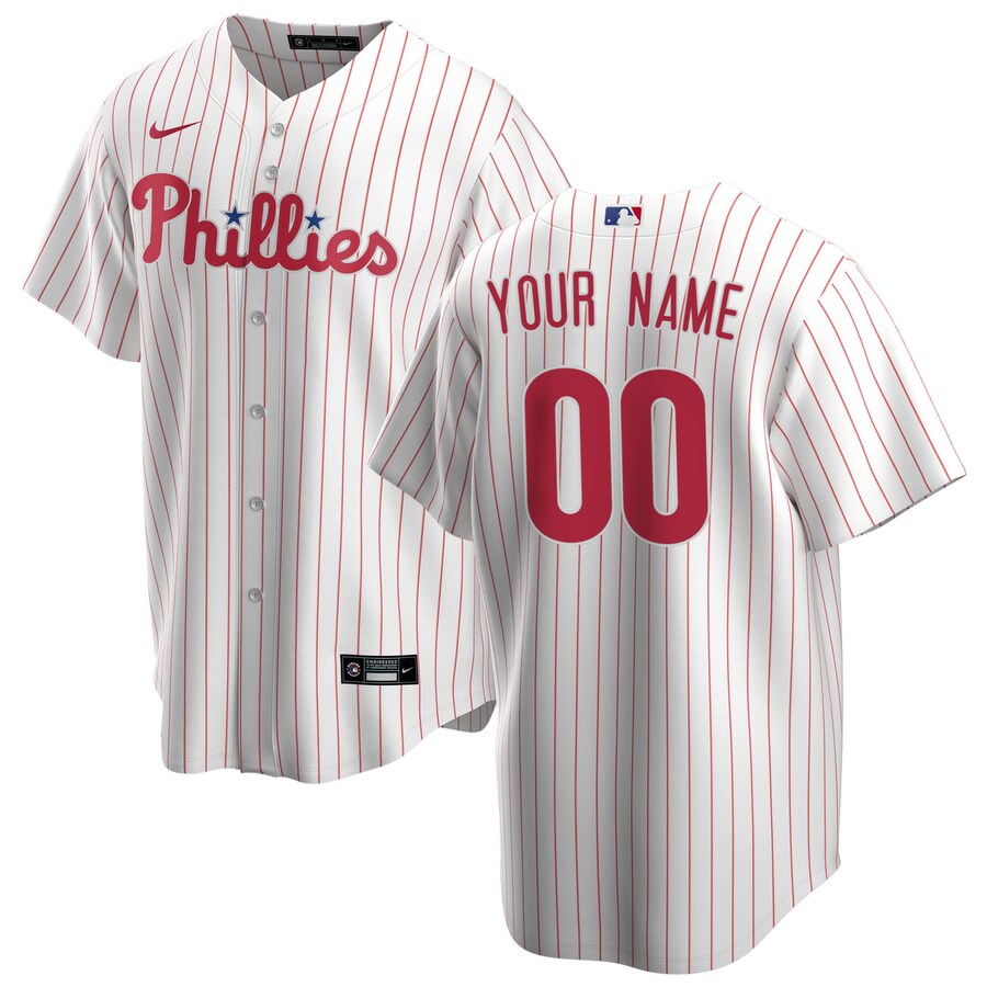 Philadelphia Phillies Home Custom Jersey White
