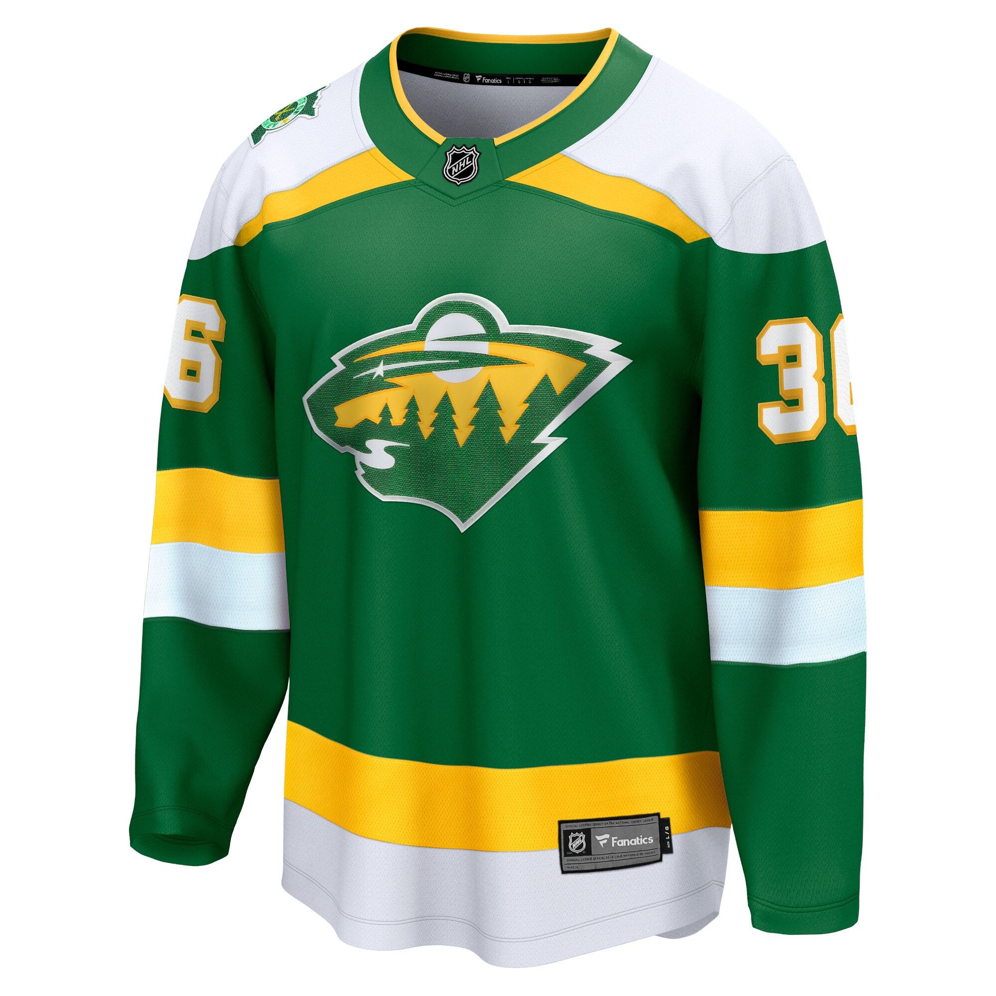 Mats Zuccarello Minnesota Wild Fanatics Alternate Premier Breakaway Player Jersey – Green