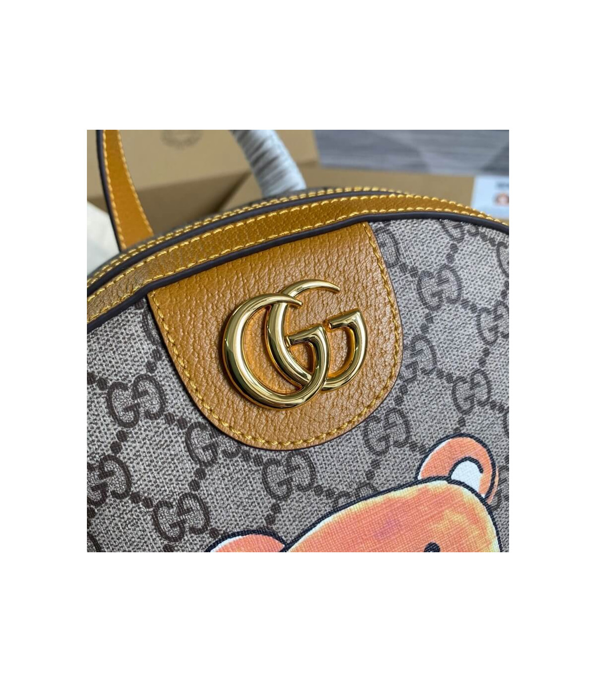 KAI x Gucci Teddy Bear Print Backpack