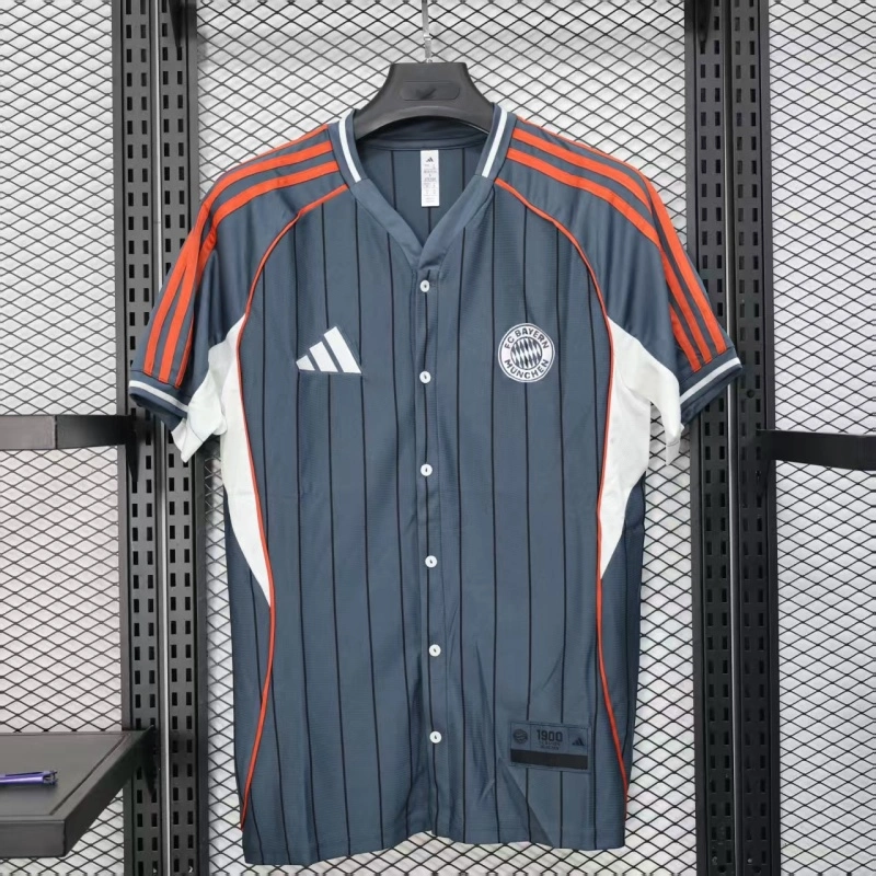 2025-26 Bayern Munchen Baseball uniform Football jersey