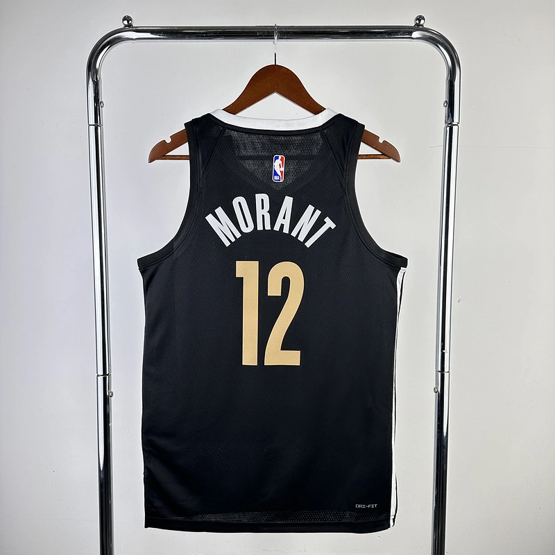 2024 NBA Memphis Grizzlies 12 MORANT Basketball Jersey