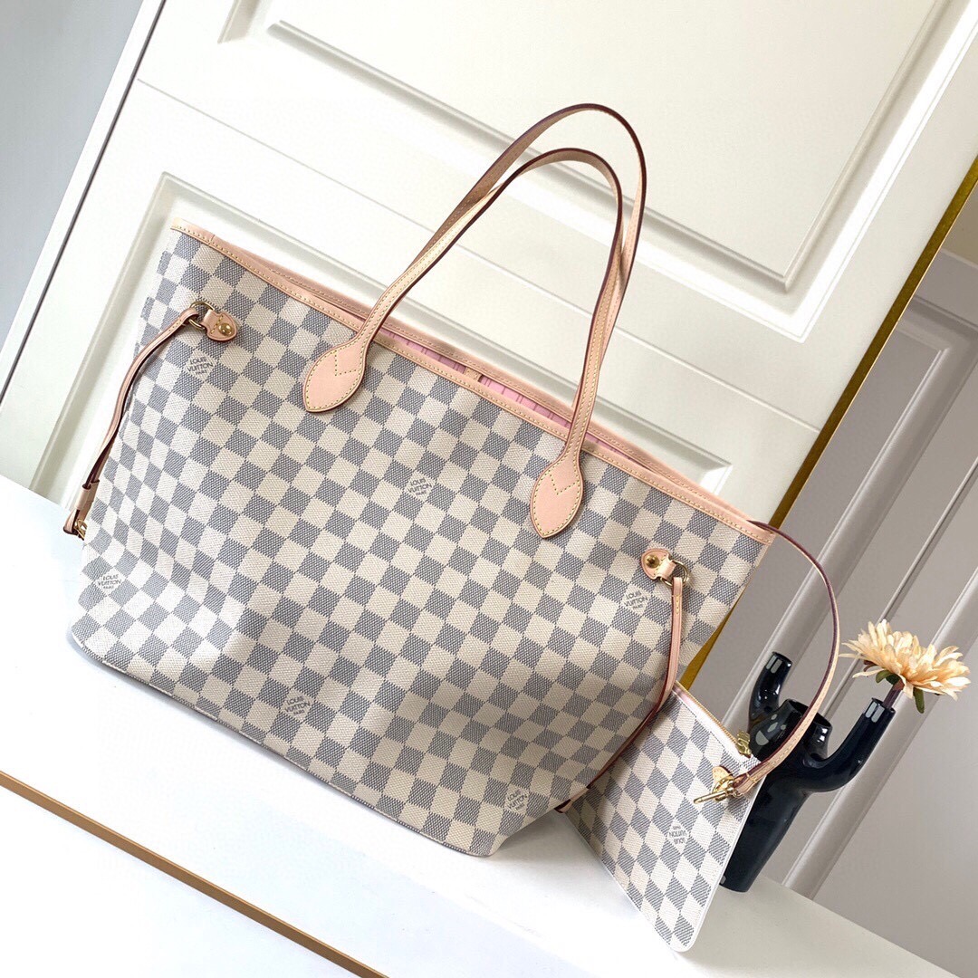 Louis Vuitton Neverfull MM Rose Pink 31Cm N41605