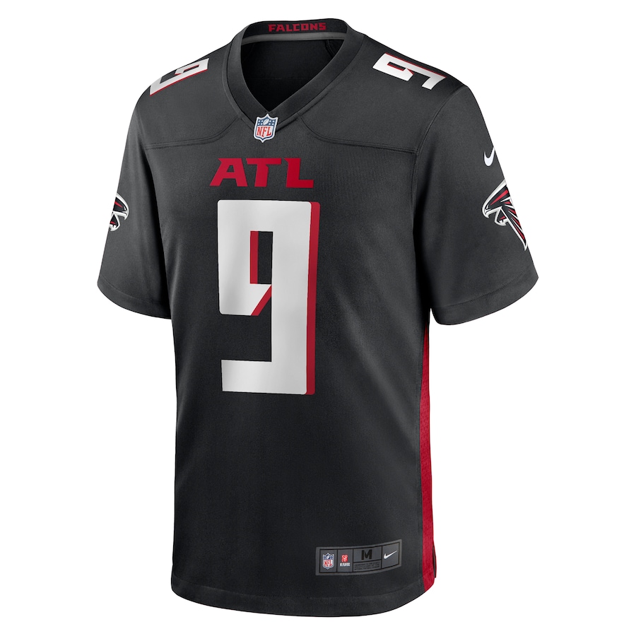 Men's Atlanta Falcons Michael Penix Jr. Nike Black Player Game Jersey
