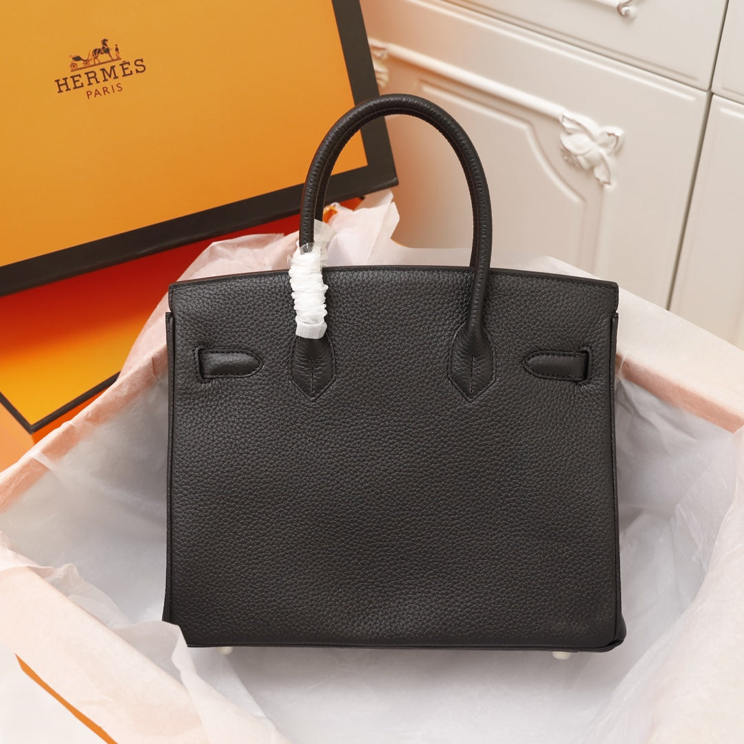 Hermes Birkin Bag 35 Black Togo Gold Hardware
