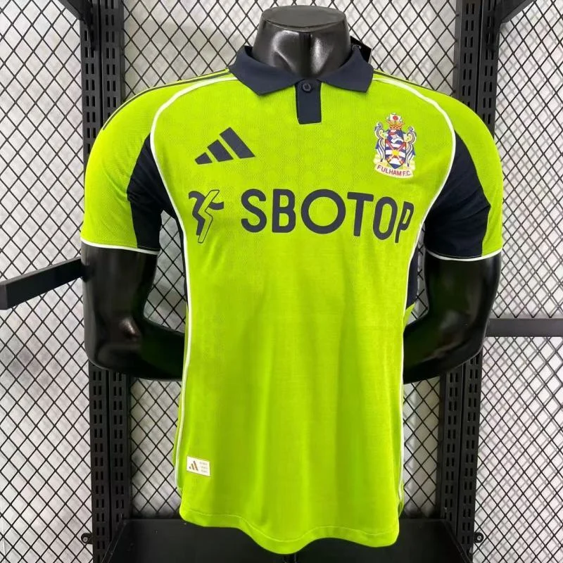 2025/2026 Premier League Fulham Team Away Football Jersey Player Version