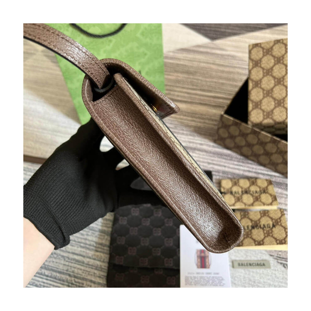 Balenciaga x Gucci Hacker Phone Bag Coffee