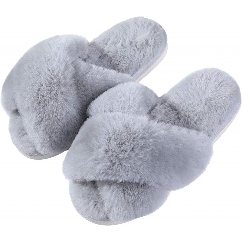 Women's Fuzzy Slippers