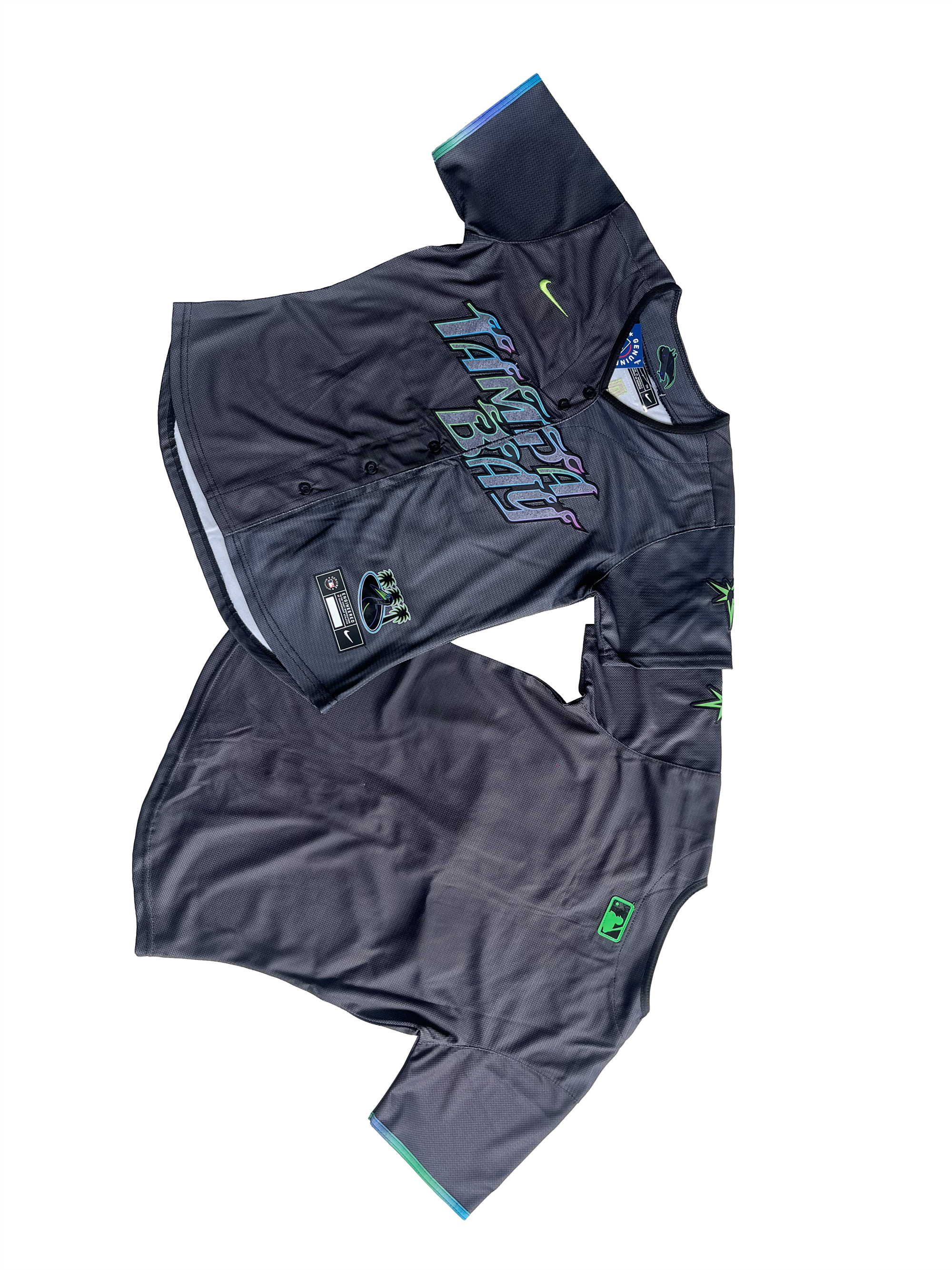 Women's  Charcoal Tampa Bay Rays 2024 City Connect Limited Jersey