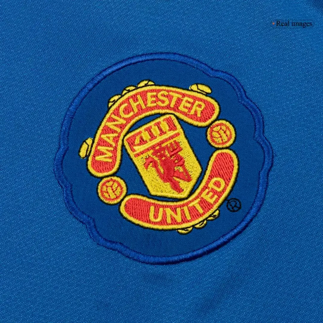 Manchester United 2008/09 Away Long Sleeve Retro Soccer Jersey
