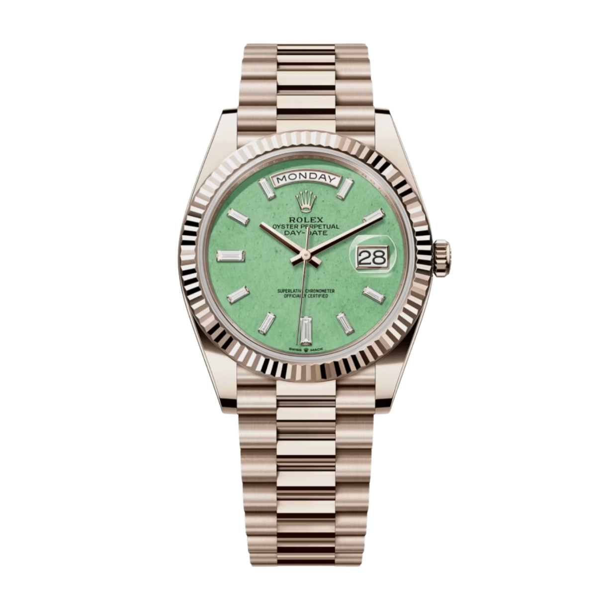 [Superclone] Rolex Day-Date 40mm Light Green Aventurine Dial President 228235JG