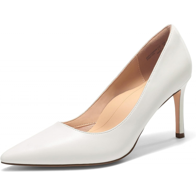 Women's High Heels Pump Closed Pointed Toe Slip-On
