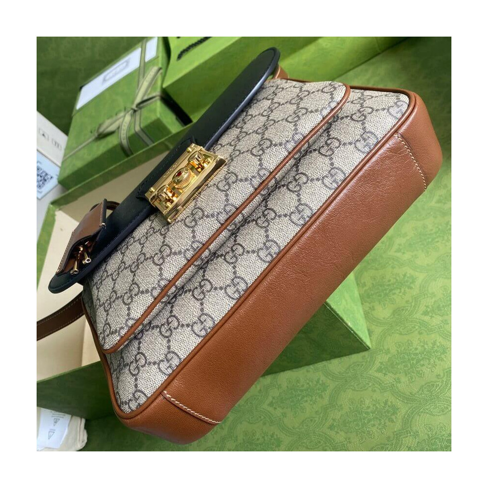 Gucci Padlock Small Shoulder Bag Black