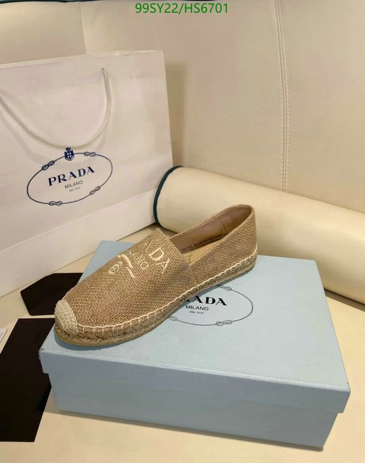 Prada Linen Espadrilles Beige