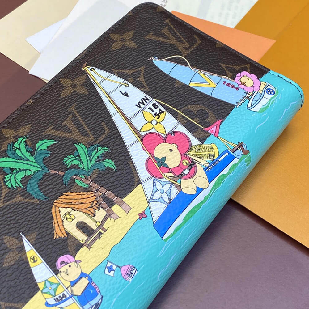 Louis Vuitton Monogram Vivienne Skating Zippy Wallet