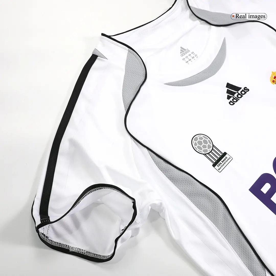 RAUL #7 Real Madrid 2006/07 Home Retro Football Jersey
