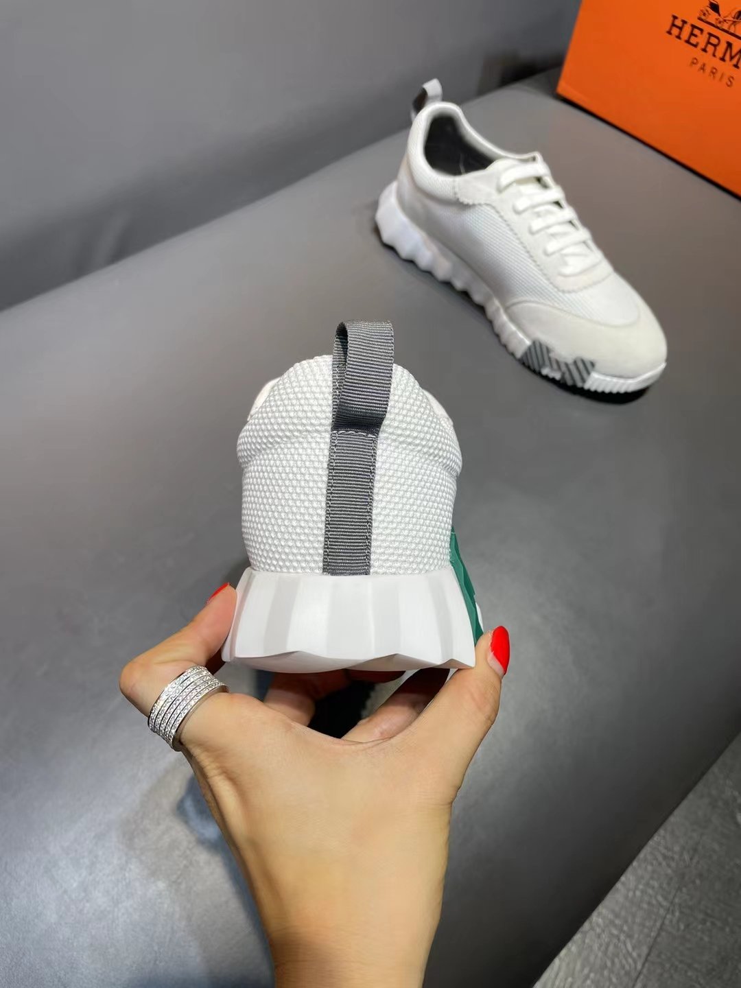 HERMES BOUNCING SNEAKER BEIGE
