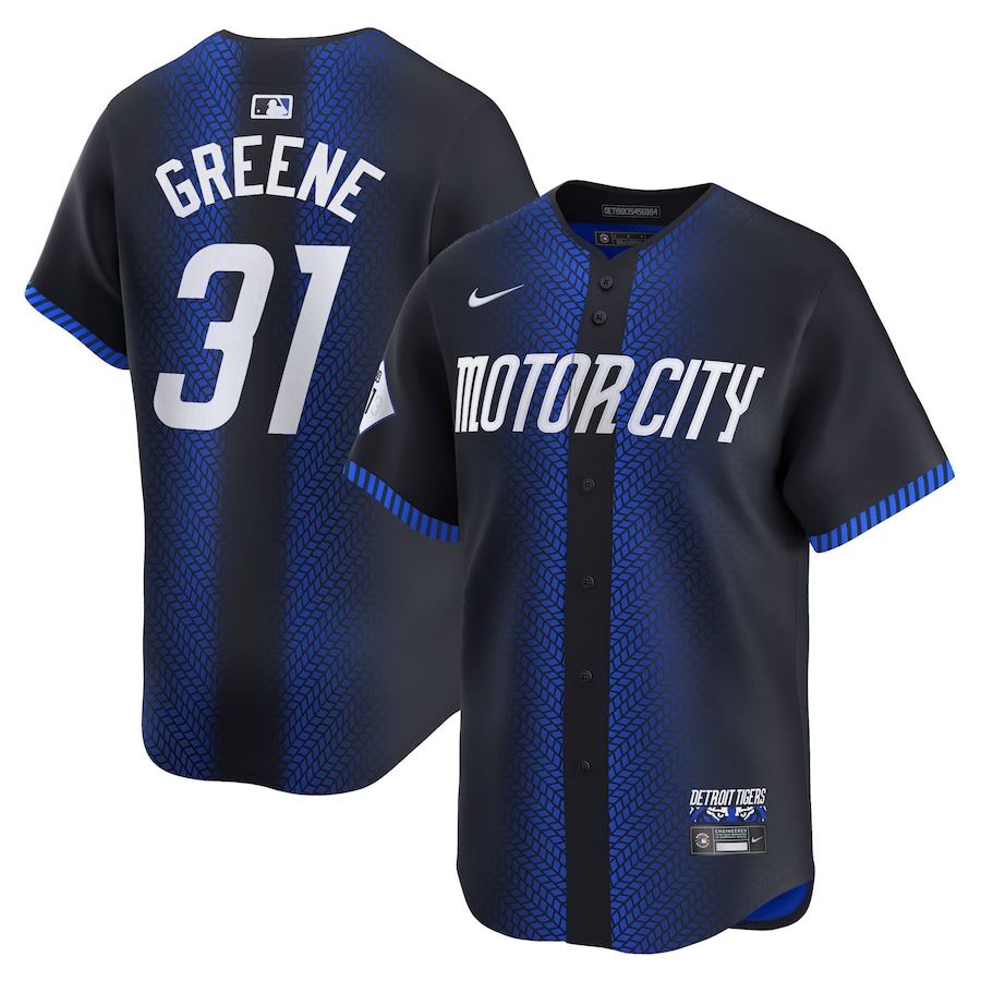 Riley Greene Detroit Tigers 2024 City Connect Limited Jersey Navy