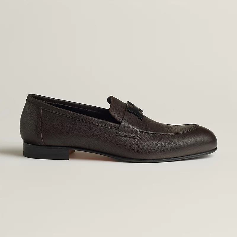 HERMES PARIS LOAFER MARRON EBENE