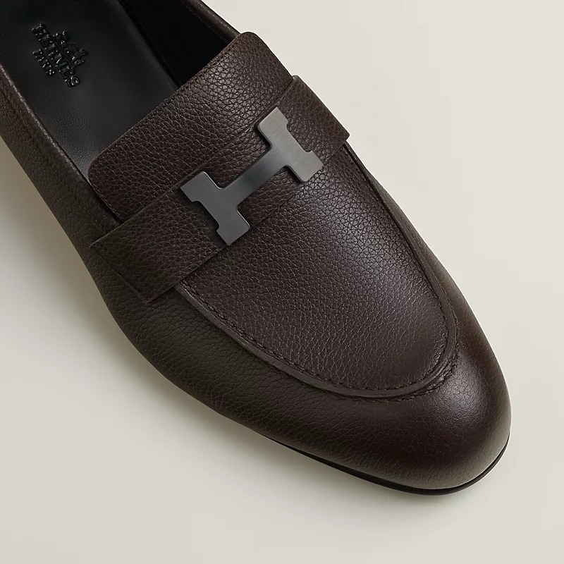 HERMES PARIS LOAFER MARRON EBENE