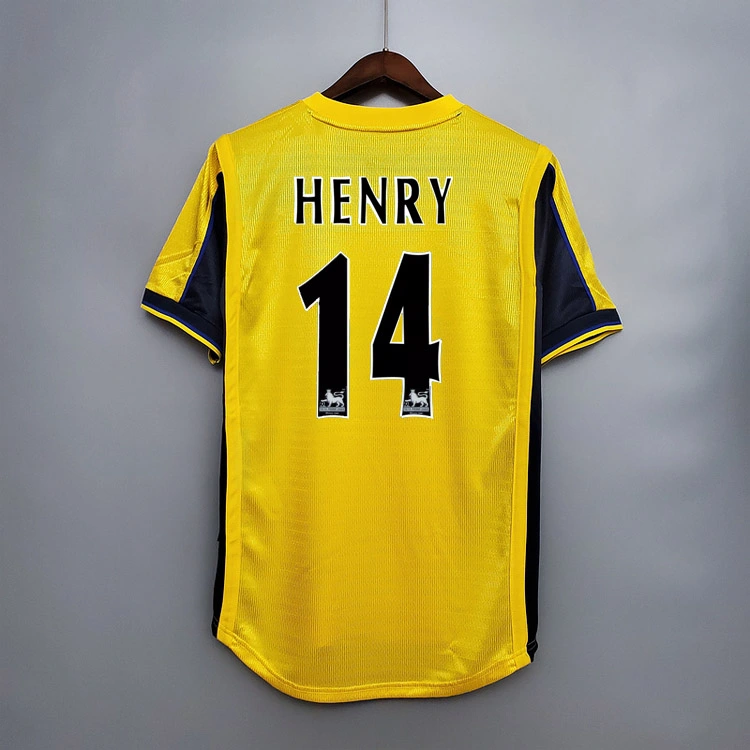 Retro 1999-01 Arsenal away BERGKAMP ADAMS HENRY Football jersey retro