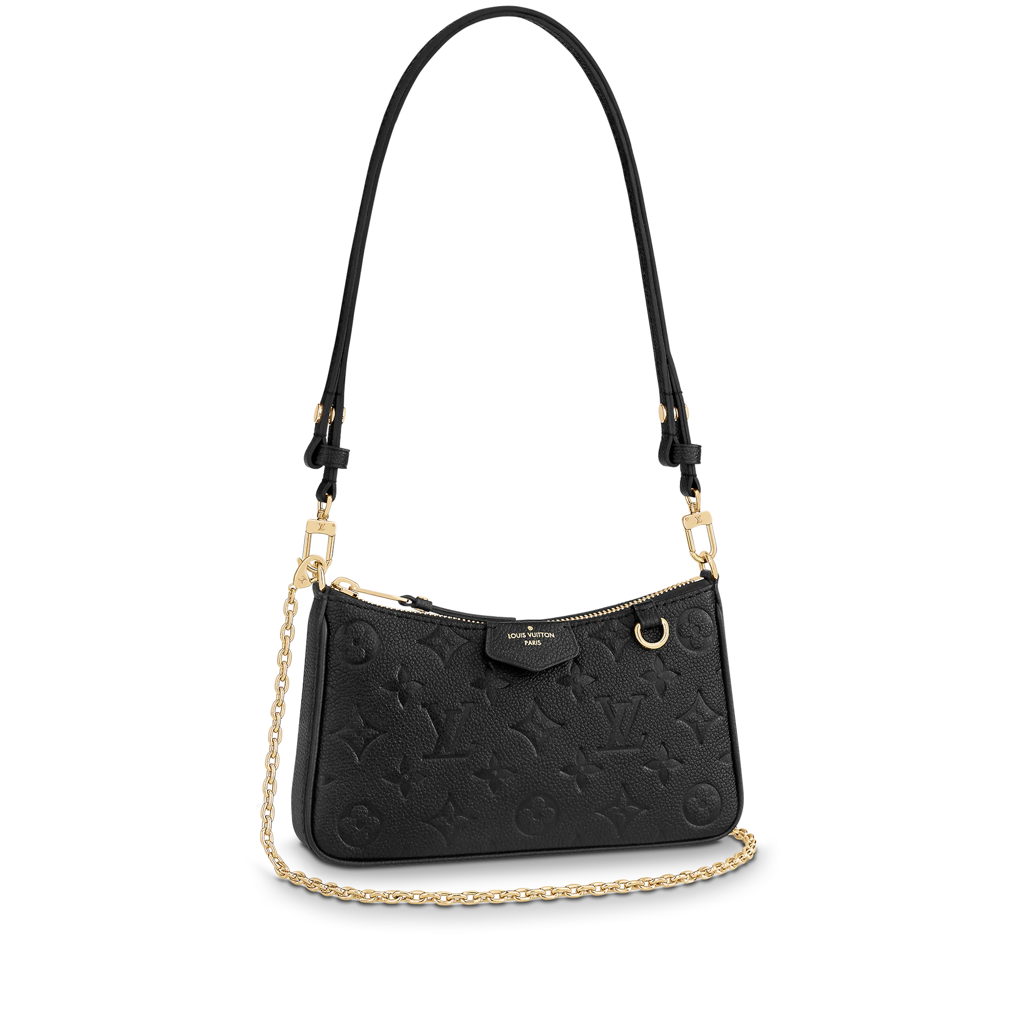 Louis Vuitton Easy Pouch On Strap 19Cm Black