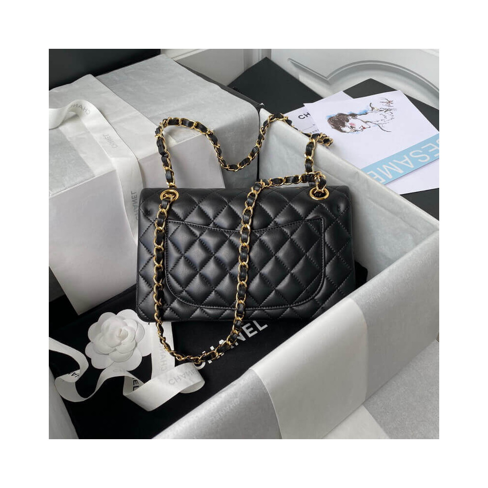 Chanel Lambskin Small Double Flap Bag 23cm