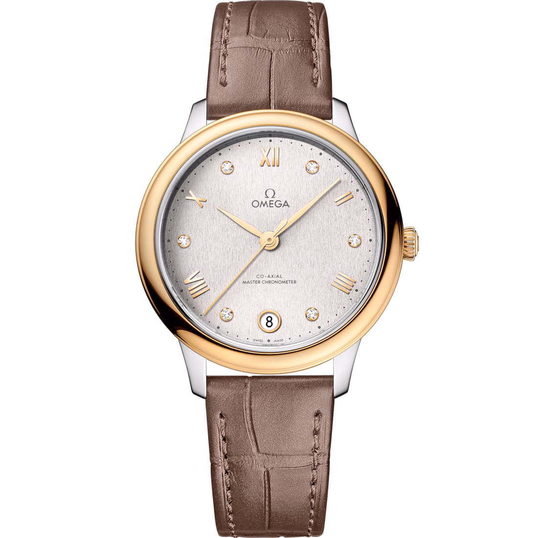 Omega De ville Prestige Stainless steel & 18K Yellow Gold Lady's Watch 34mm 434.23.34.20.52.002