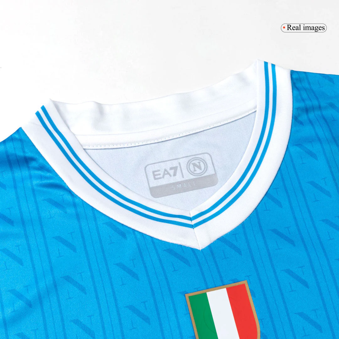 Napoli Home Soccer Jersey 2025/26 Signed by Neres #7