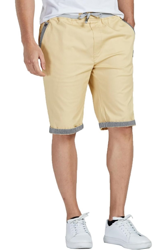 Mens Shorts Casual Classic Fit Cotton Summer