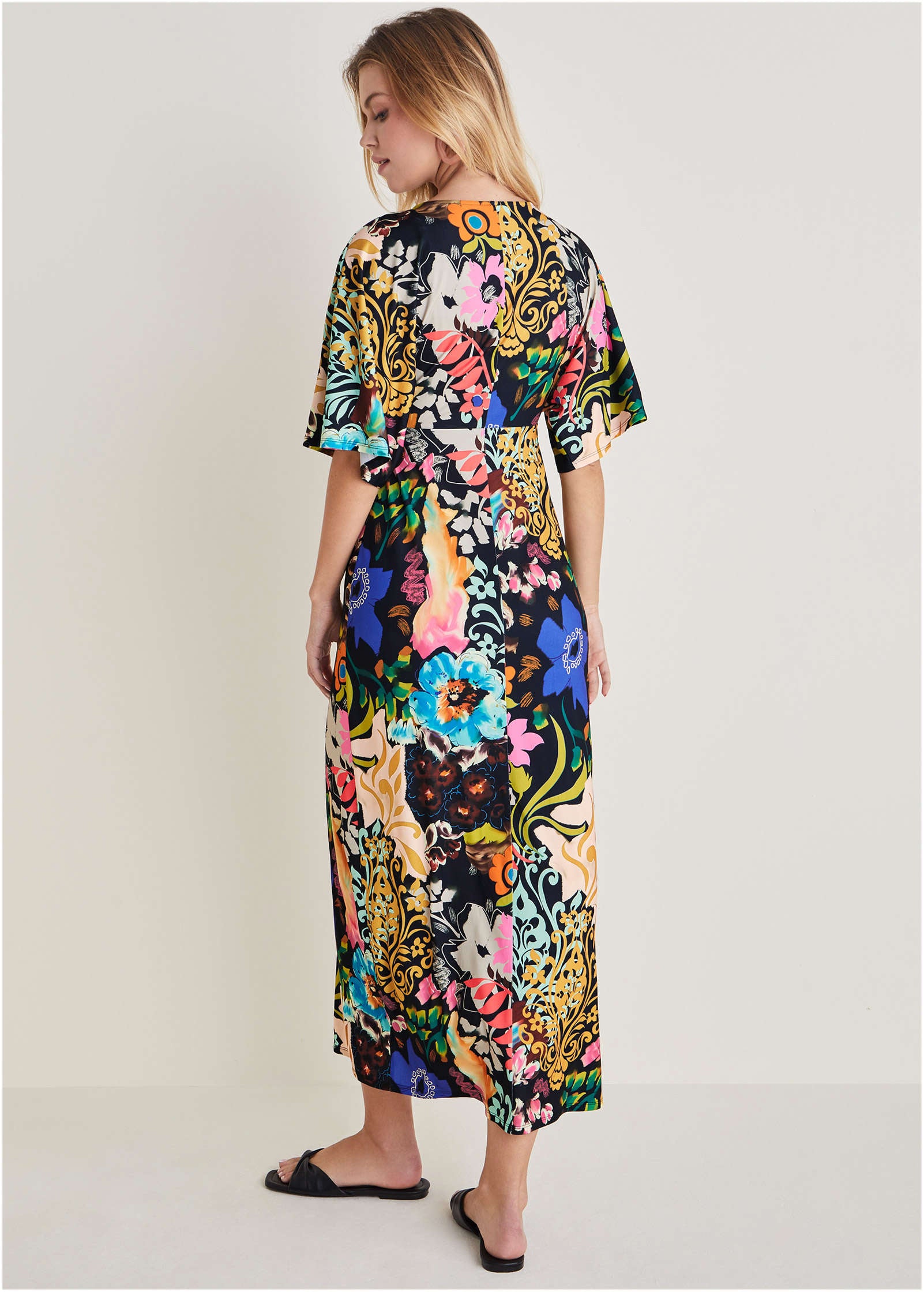 Twist Front Maxi Dress