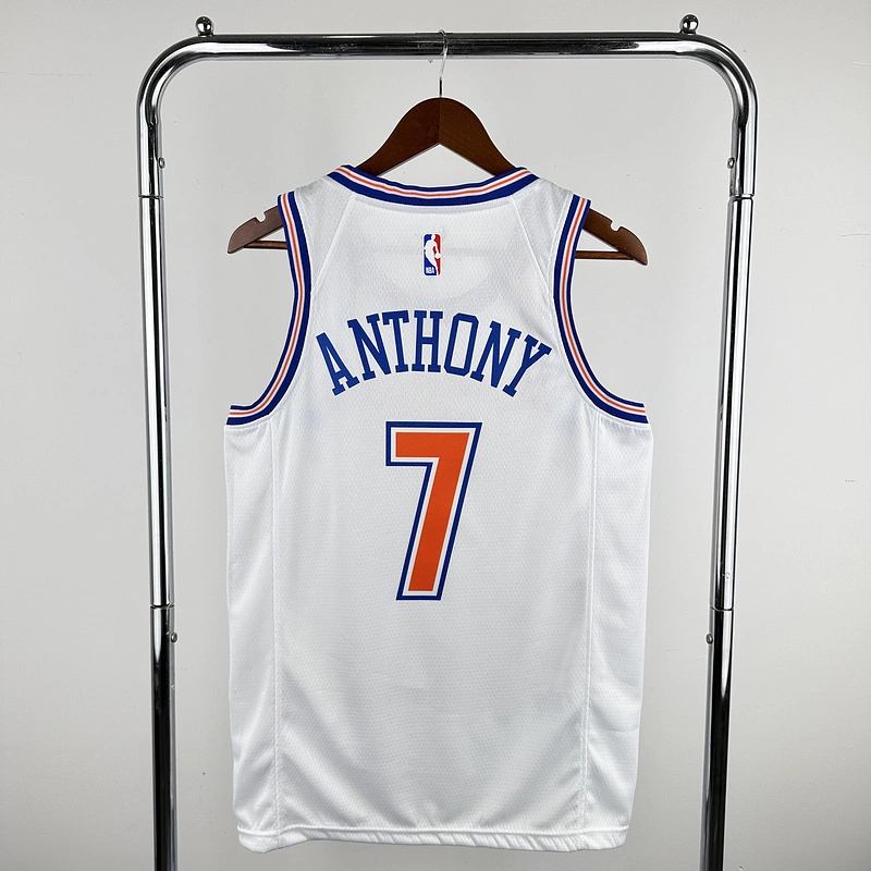 2021 New York Knicks 7 ANTHONY Basketball Jersey