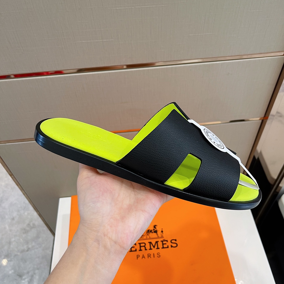HERMES SANDAL IZMIR BLACK