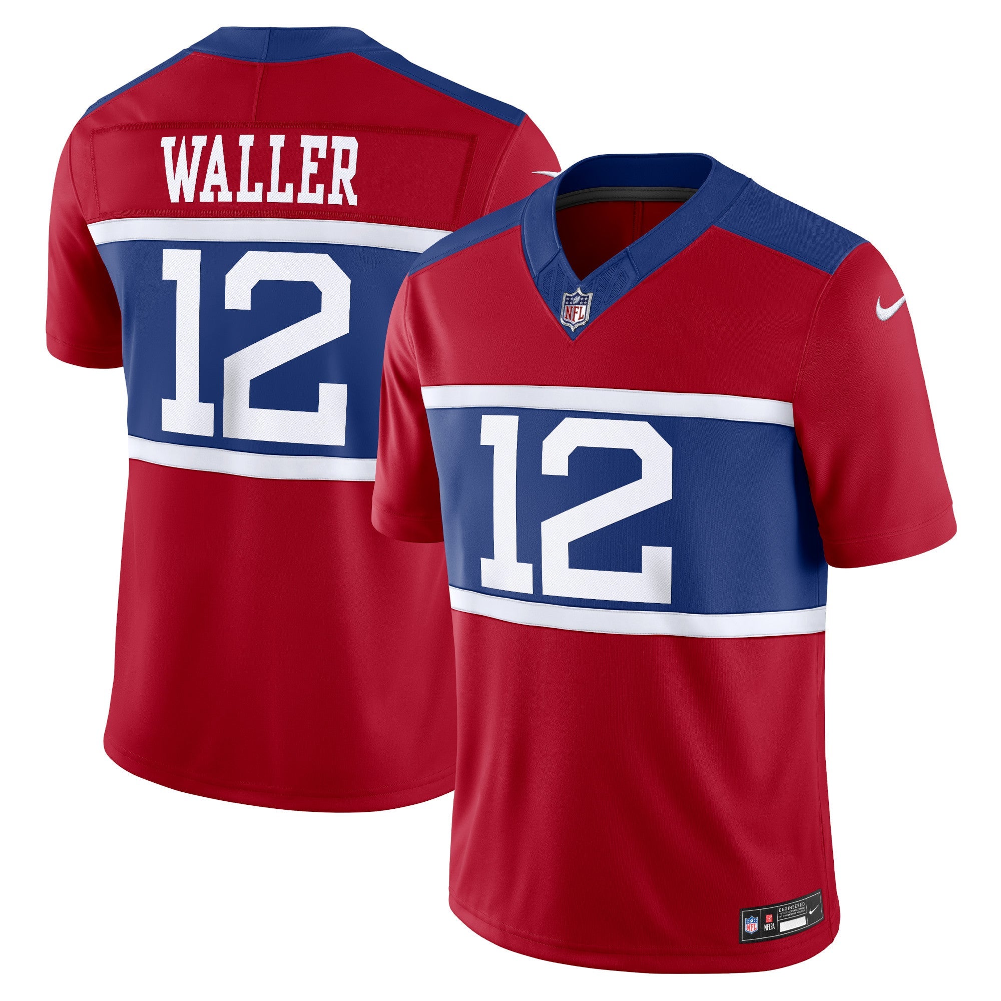 Darren Waller New York Giants Nike Alternate Vapor F.U.S.E. Retired   Limited Jersey - Century Red