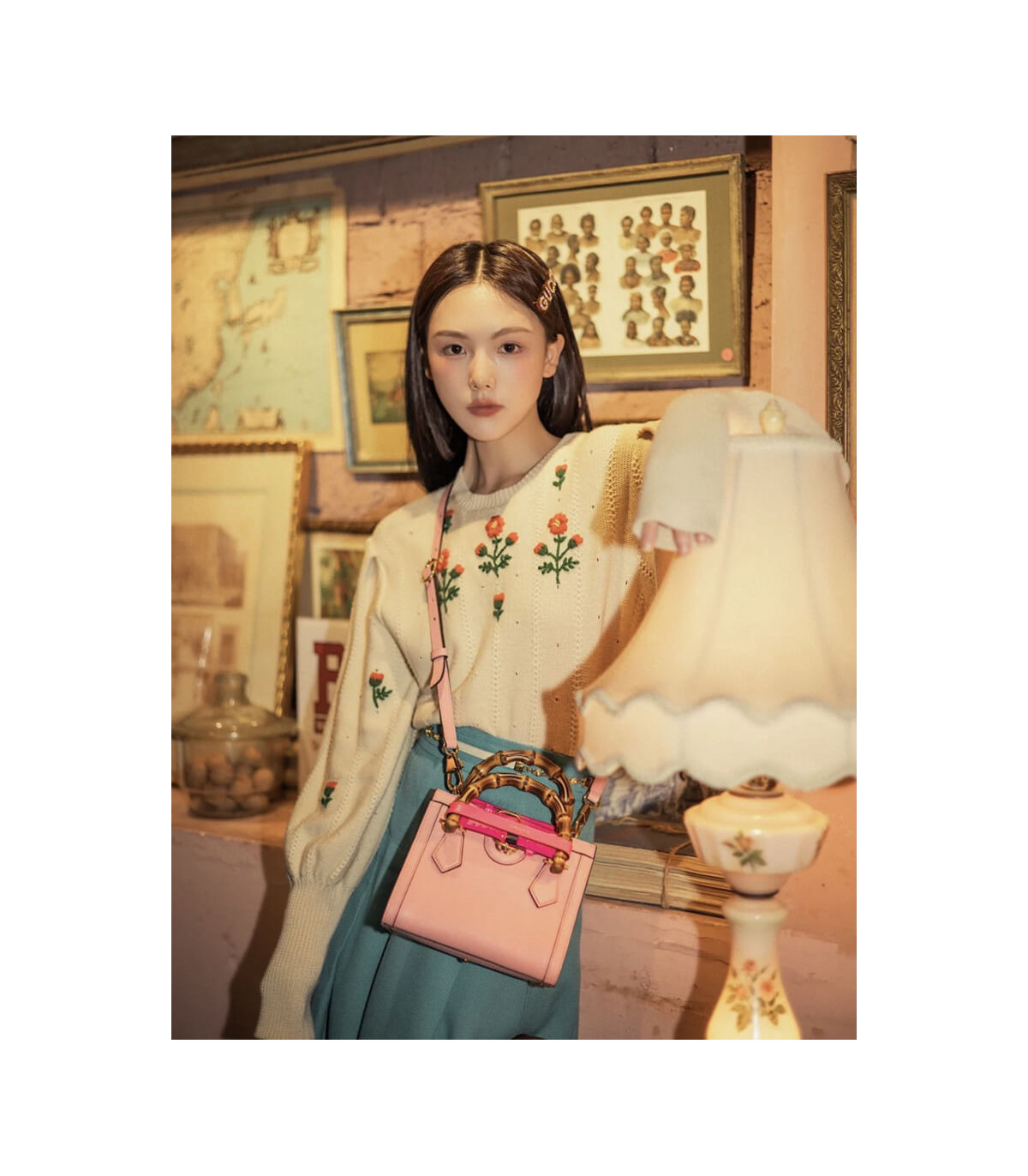 Gucci Diana Mini Tote Bag Pink