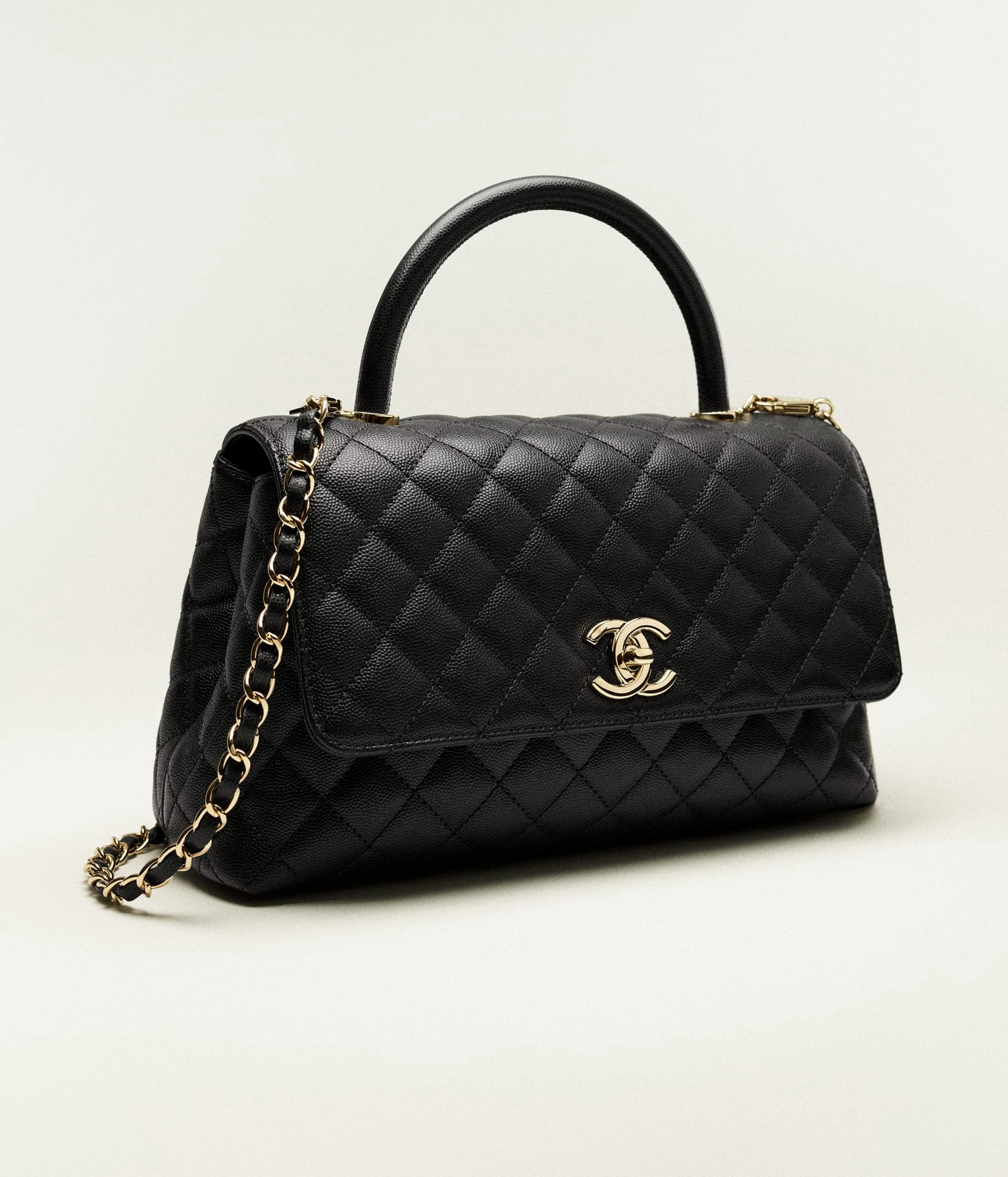 Chanel Coco Large Flap Bag With Top Handle 29cm